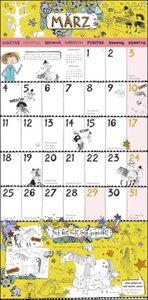 Lotta-Leben Broschurkalender 2024. Bunt illustrierter Kinderkalender mit Comics aus den Bestseller-Büchern. Wandkalender mit viel Platz für Eintragungen und Poster. Comic-Kalender für Kinder. Mit Poster zum Heraustrennen.
