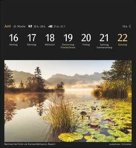 Deutschlands Natur Postkartenkalender 2025 - Kalender mit 53 Postkarten