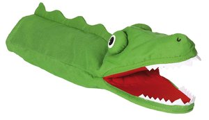 Goki 51988 - Handpuppe Krokodil