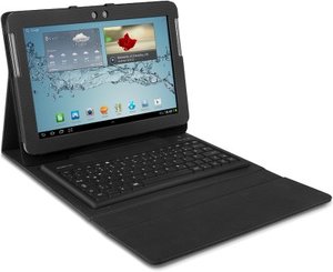 CORDO Bluetooth Keyboard Case - Tasche mit Bluetooth(R)-Tastatur für Galaxy Tab 2 10.1 (R), schwarz