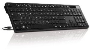 VERDANA Multimedia Keyboard schwarz