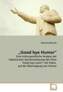 \"Good bye Humor\"