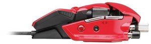 Mad Catz R.A.T. 7 Gaming Maus, 6400 dpi, rot
