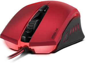 LEDOS Gaming Mouse, rot