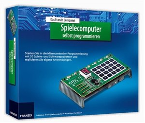 Spielecomputer selbst programmieren, Lernpaket, Bauteile für 4-Bit-Spielecomputer und Handbuch