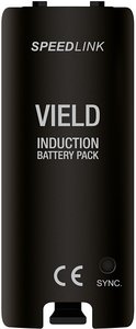VIELD Induction Battery - Induktions-Akku für Wii U/Wii, schwarz