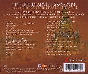 Festliches Adventskonzert aus der Dresdner Frauenkirche, 1 Audio-CD
