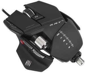 Mad Catz R.A.T. 5 Gaming Maus, 5600 dpi, schwarz-matt