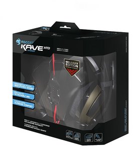 ROCCAT Kave XTD Stereo - Premium Stereo Headset - Desert Strike (Military Edition)