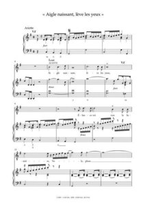 Haute-contre, Klavierauszug. Vol.1