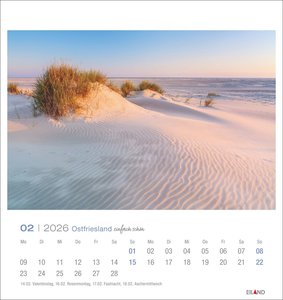 Ostfriesland Postkartenkalender 2026