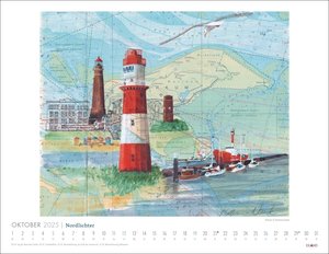 Nordlichter - See(h)karten Kalender 2025