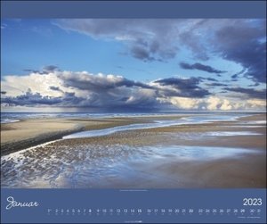Nordsee Kalender 2023. Atemberaubende Fotos von Uwe Steffens in einem großen Wandkalender. Deutsche Nordseelandschaften in einem Kalender im Großformat.