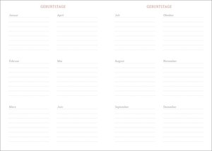 Tages-Kalenderbuch A6, schwarz 2026