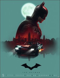 Batman Posterkalender 2023. Cooler Wandkalender mit den 12 besten Filmplakaten für DC-Fans. Kultiger Wandkalender mit Batman und seinen Feinden 34x44 cm.