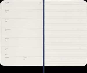 Moleskine 18 Monate Wochen Notizkalender 2024/2025, Pocket/A6