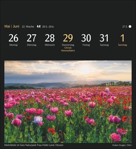 Deutschlands Natur Postkartenkalender 2025