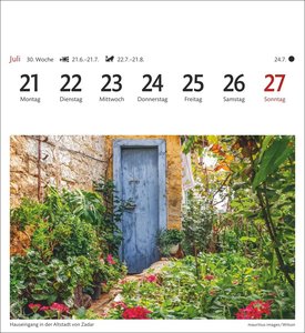 Kroatien Sehnsuchtskalender 2025 - Wochenkalender mit 53 Postkarten