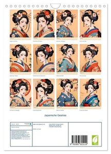 Japanische Geishas (Wandkalender 2025 DIN A4 hoch), CALVENDO Monatskalender