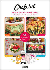 Chefclub 2023 Wochenkalender - Rezeptkalender - Küchenkalender - 21x29,7