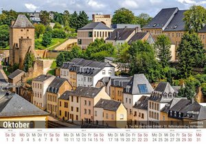 Luxemburg - Burgen und Schlösser voll von Geschichte 2022 - Timokrates Kalender, Tischkalender, Bildkalender - DIN A5 (21 x 15 cm)
