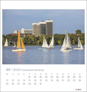 Hansestadt Hamburg Postkartenkalender 2022