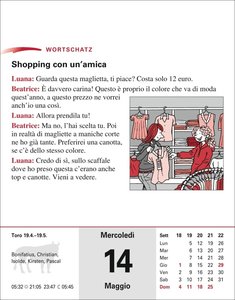 Italienisch Sprachkalender 2025
