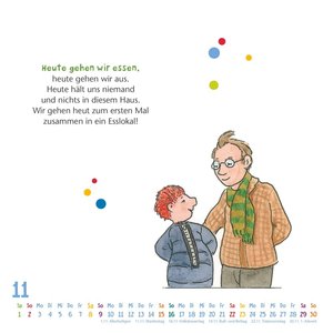 Kalendersprüche vom Sams 2025 – Lustige Reime von Paul Maar – Wandkalender mit Spiralbindung – DUMONT Quadratfomat 23 x 23