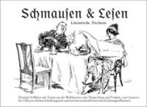 Schmausen & Lesen, Literarische Tischsets