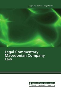 Legal Commentary Macedonian Company Law