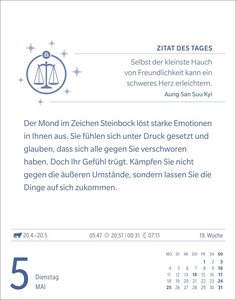 Waage Sternzeichenkalender 2026