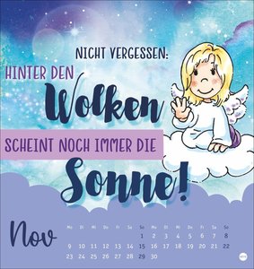 Schutzengel Postkartenkalender 2026
