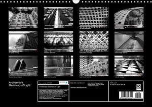 Architecture Geometry of Light (Wall Calendar 2021 DIN A3 Landscape)