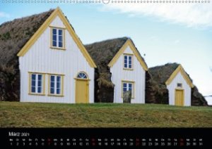 Island und die Färöer (Wandkalender 2021 DIN A2 quer)
