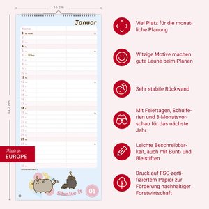 Pusheen Planer für zwei 2026