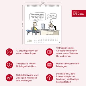 Peter Butschkow: Bier her Postkartenkalender 2026