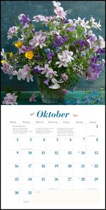 Blumenliebe 2023 – Broschürenkalender – Mit Gedichten – Format 30 x 30 cm