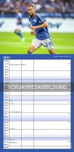 FC Schalke 04 2024 - Fanterminer - Fan-Kalender - Fußball-Kalender - 22x45 - Sport