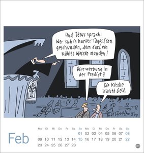 Peter Butschkow: Bier her Postkartenkalender 2026