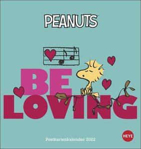 Peanuts Postkartenkalender 2022