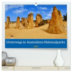 Unterwegs in Australiens Nationalparks (hochwertiger Premium Wandkalender 2024 DIN A2 quer), Kunstdruck in Hochglanz