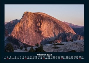 Der Yosemite Nationalpark 2022 Fotokalender DIN A4