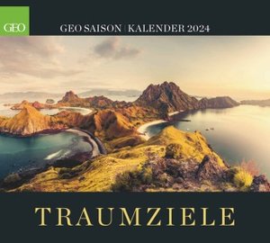GEO: Traumziele 2024 - Wand-Kalender - Reise-Kalender - Poster-Kalender - 50x45