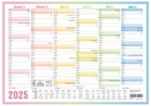 Tafelkalender Premium 2025 A4 [Rainbow]
