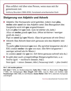 Französisch Sprachkalender 2026