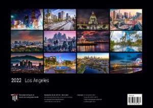Los Angeles 2022 - Black Edition - Timokrates Kalender, Wandkalender, Bildkalender - DIN A3 (42 x 30 cm)