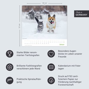 times&more Echte Freunde Bildkalender 2026