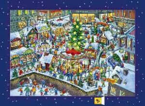 Wimmeliger Weihnachtsmarkt, Wandkalender