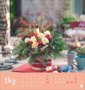 Herzliche Blumengrüße Postkartenkalender 2026