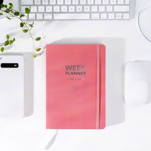 Burde Week Planner undated pink